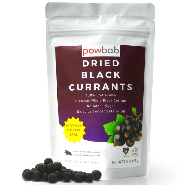 Dried Black Currants - powbab