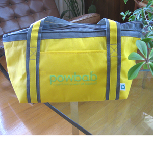 yellow cooler tote