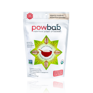 powbab organic baobab superfruit powder - 6 oz. pouch