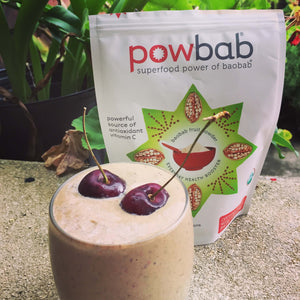 Apricot Raspberry Kale Baobab Smoothie