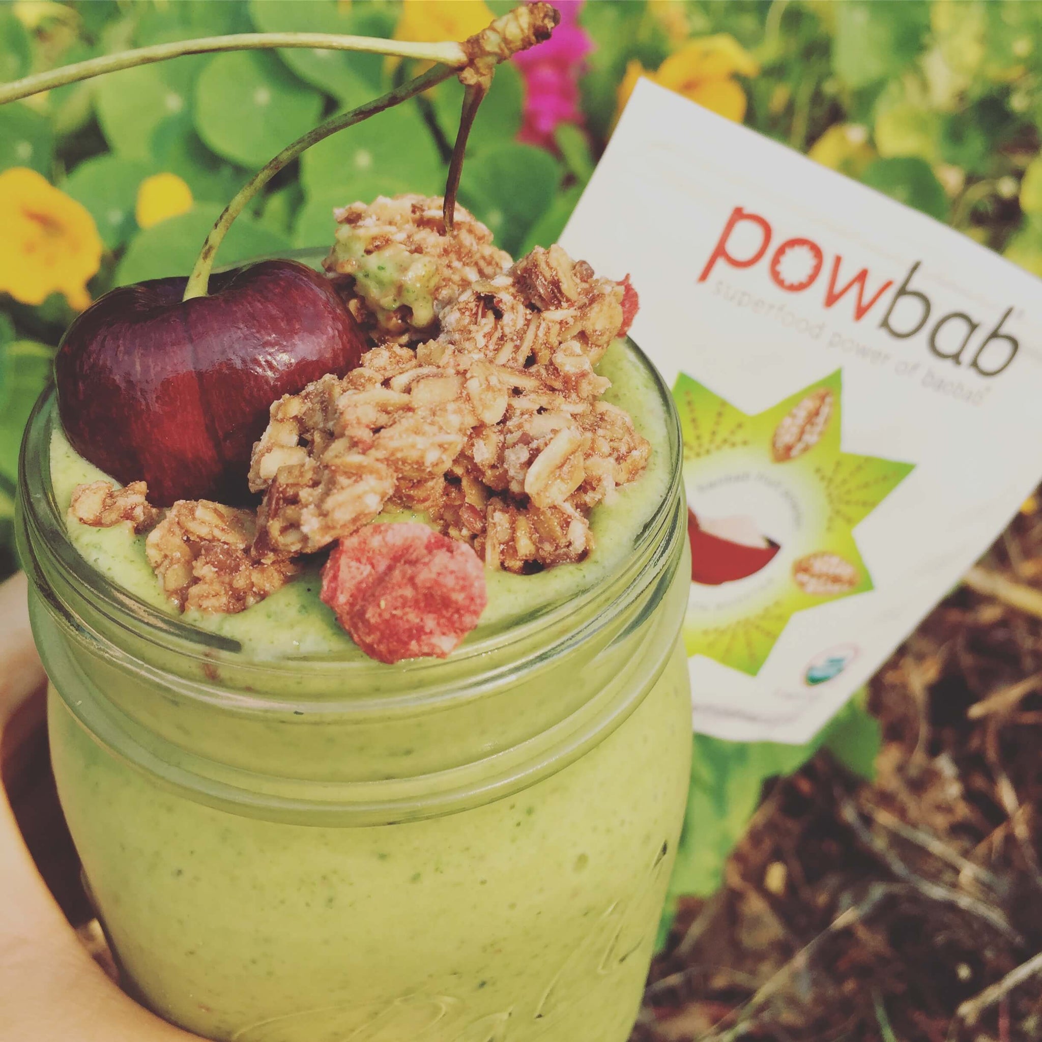 Fruity Green Baobab Smoothie