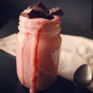 Strawberry Baobab Greek Yogurt Smoothie