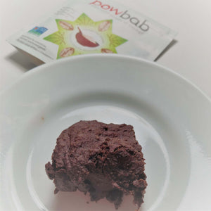 Vegan Fudgy Baobab Brownies