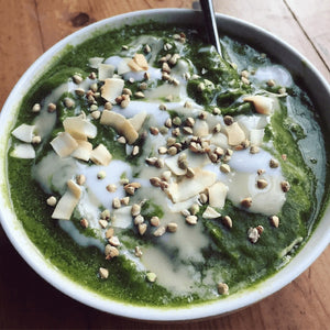 Broccoli Rabe Baobab Smoothie Bowl