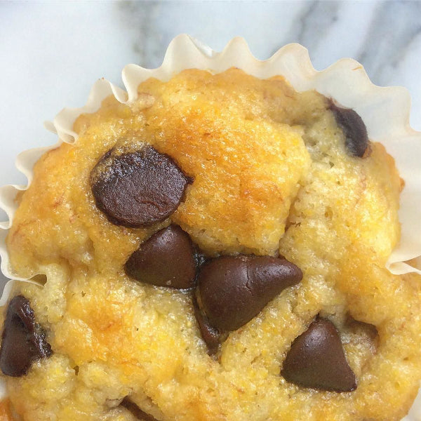 Chocolate Chip Baobab Corn Muffin