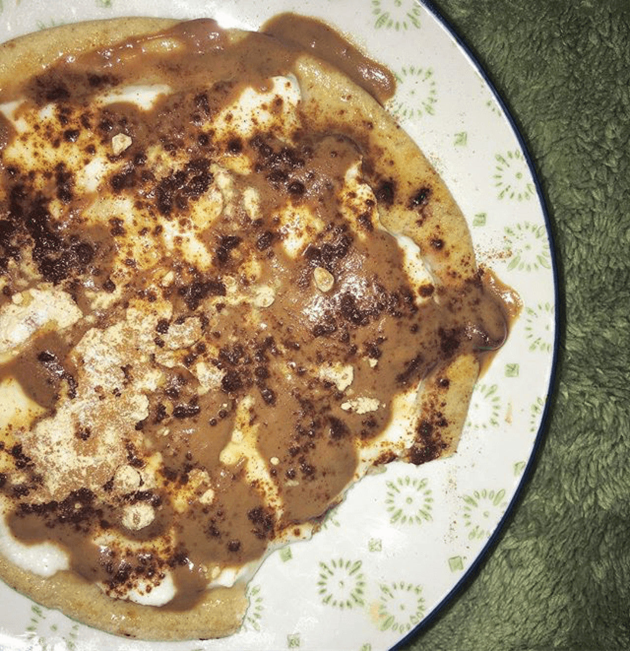 Baobab Coconut Chocolate Dessert Pizza