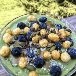 Creamy Baobab Banana Mango Smoothie Bowl