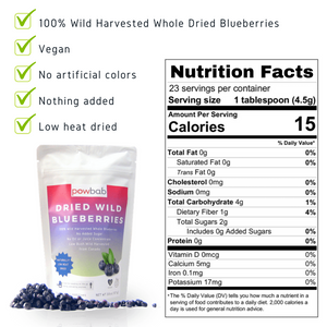 Dried Wild Blueberries