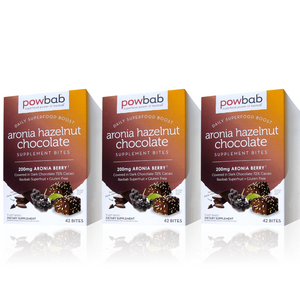 Aronia Hazelnut Chocolate Bites