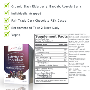 Elderberry Chocolate Bites