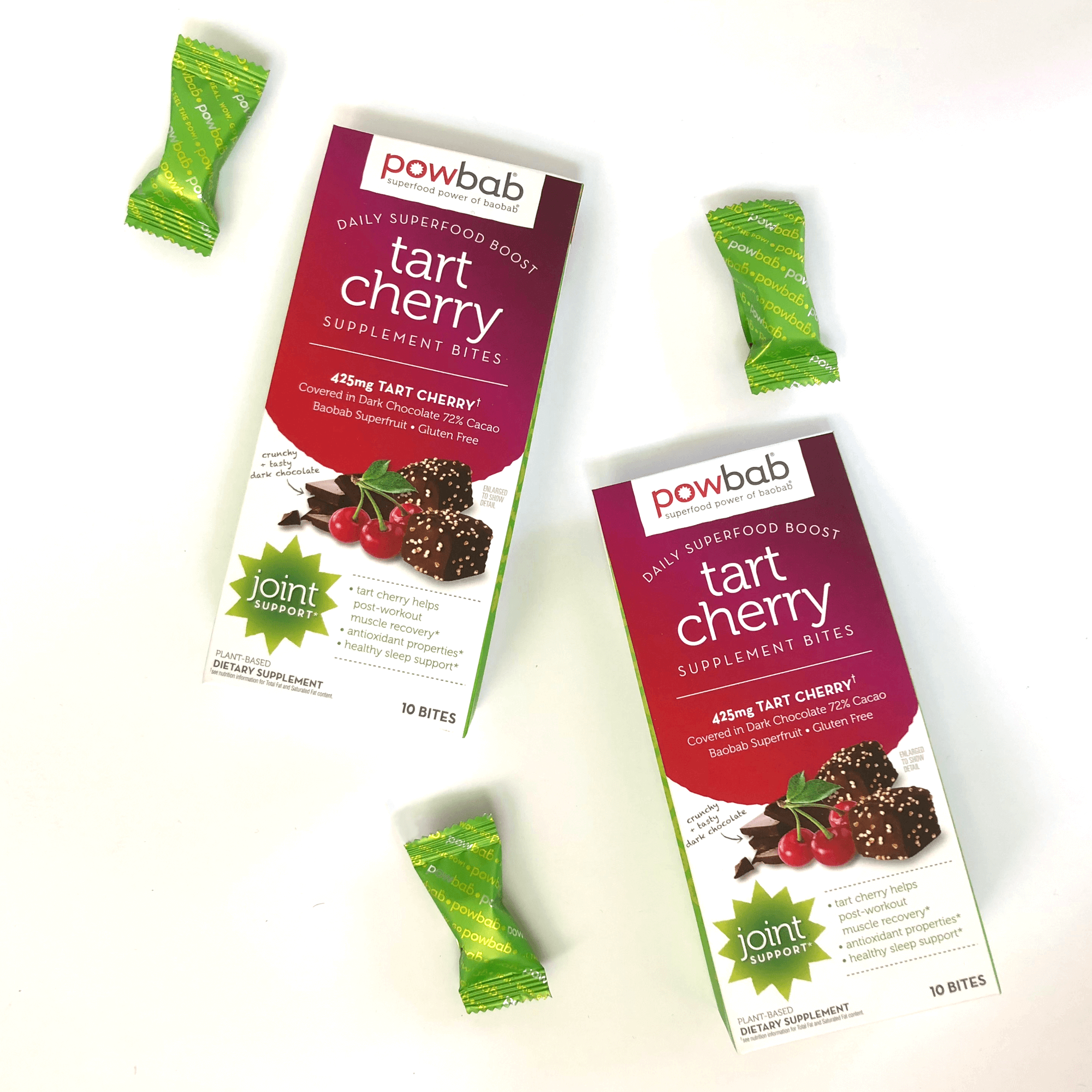 powbab tart cherry supplement bites
