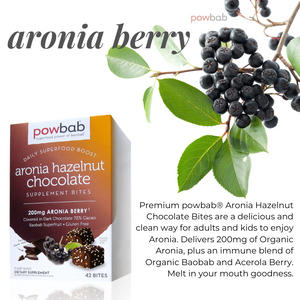 Aronia Hazelnut Chocolate Bites