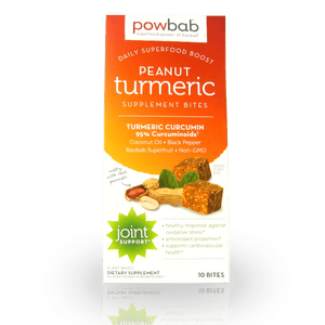 powbab peanut turmeric supplement bites